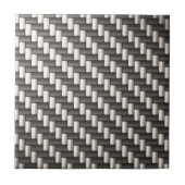 Carreau Fibre réfléchie de carbone texturisée (Devant)