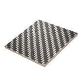 Carreau Fibre réfléchie de carbone texturisée (Côté)