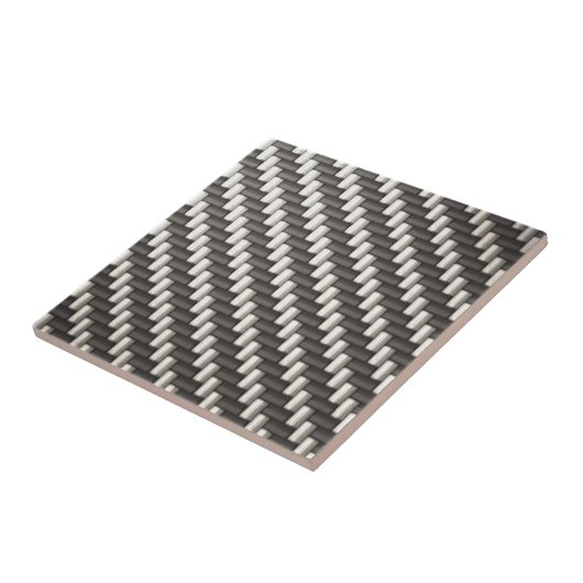 Carreau Fibre réfléchie de carbone texturisée (Côté)