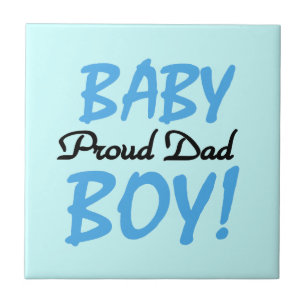 Carreau Fier papa bébé cadeaux de garçon