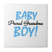 Carreau Fière Grand-mère Baby-Boy Cadeaux (Devant)