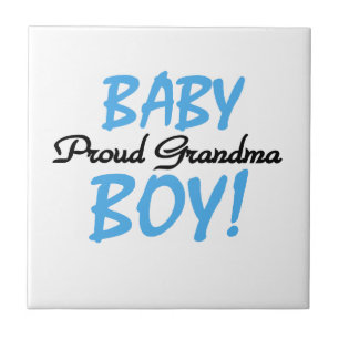 Carreau Fière Grand-mère Baby-Boy Cadeaux