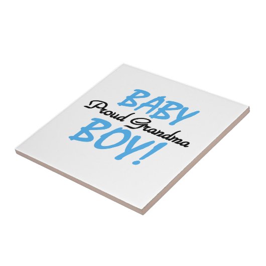 Carreau Fière Grand-mère Baby-Boy Cadeaux (Côté)