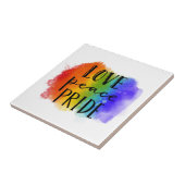 Carreau Fierté de l'amour pour la paix (Côté)