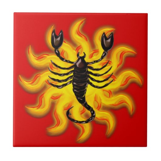 Carreau Fiery Scorpio (Devant)