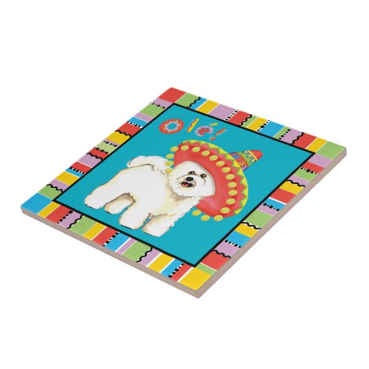 Carreau Fiesta Bichon (Côté)