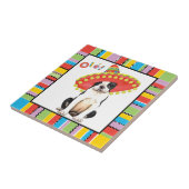 Carreau Fiesta Boston Terrier (Côté)