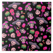 Carreau Fiesta De Los Muertos Ceramic Tile (Devant)