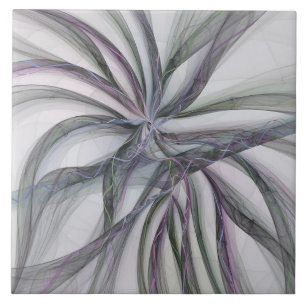 Carreau Filigree Motions Moderne Abstrait Fractal Balançan