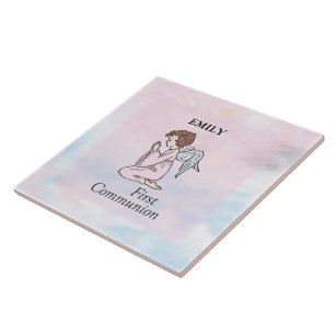Carreau Fille, Ange de la première communion