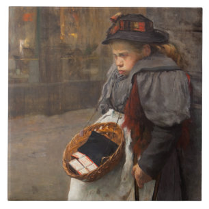 Carreau Fille aux allumettes Pauvre gamin des rues Pauvret