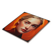 Carreau Fille aux yeux bleus (Côté)