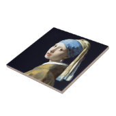 Carreau Fille de Johannes Vermeer avec une boucle (Côté)