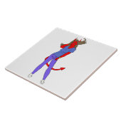 Carreau fille diable (Côté)