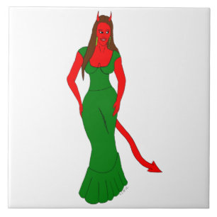 Carreau fille diable
