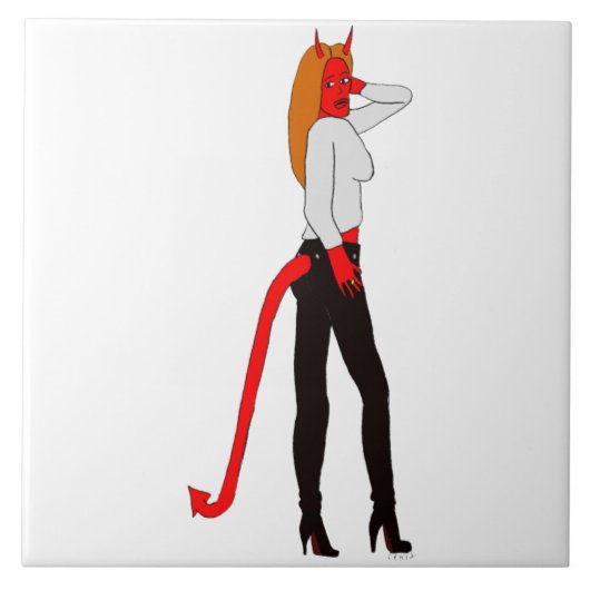 Carreau fille diable (Devant)