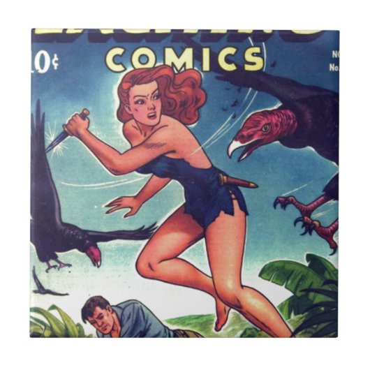 Carreau Fille et logement de jungle (Devant)