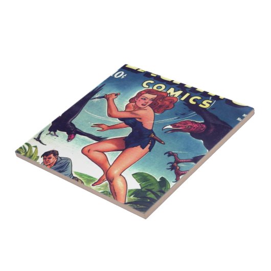 Carreau Fille et logement de jungle (Côté)