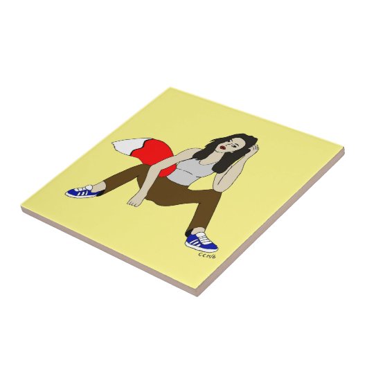 Carreau fille foy (Côté)