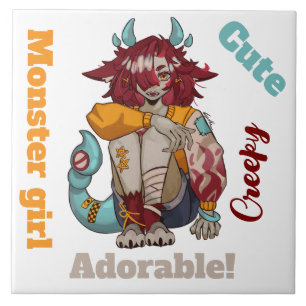 Carreau Fille monstre