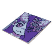 Carreau Fille monstre Violet (Côté)