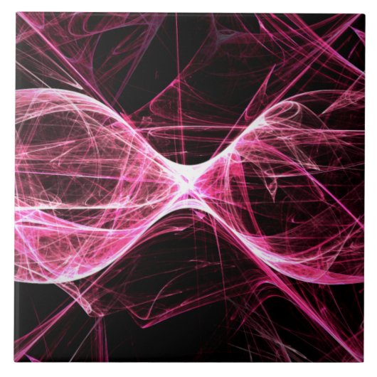 Carreau Fille Punk Rock Rose Energy Waves (Devant)