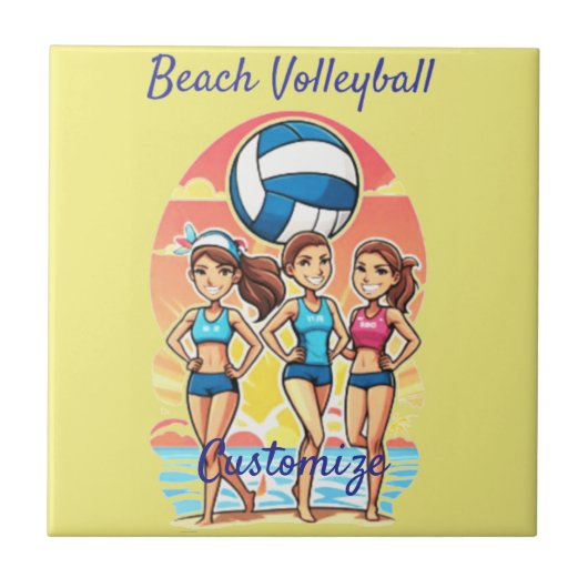 Carreau Filles de beach volley Thunder_Cove (Devant)