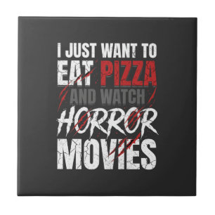Carreau Films d'horreur de pizza Halloween Design_1