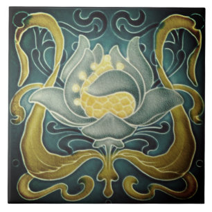 Carreau Filtre San Telmo tuile murale Art Nouveau