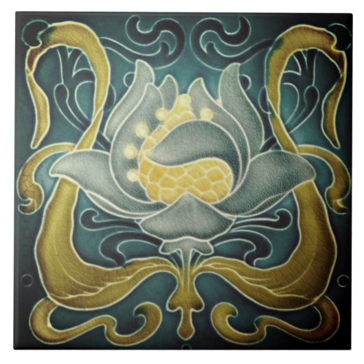 Carreau Filtre San Telmo tuile murale Art Nouveau (Devant)