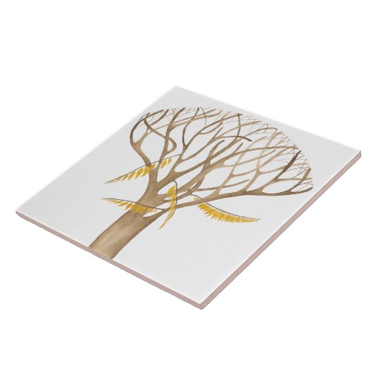 Carreau Fin d'automne sur un carrelage en céramique (W) (Côté)