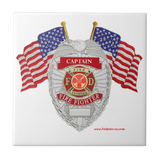 Carreau FireFighter_Badge_Captain (Devant)