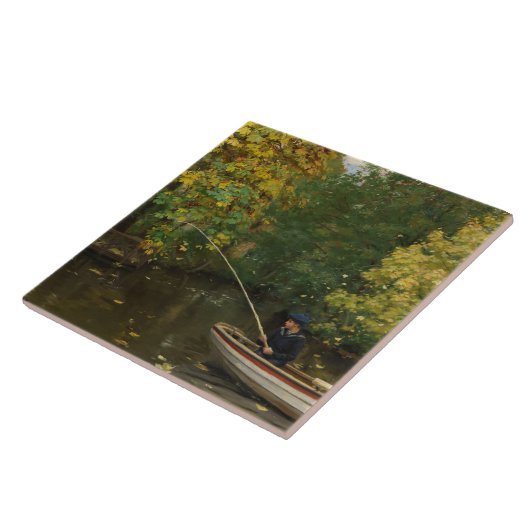 Carreau Fishing Boy (par Hans Andersen Brendekilde) (Côté)