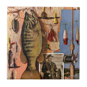 Carreau Fishing Still Life par John Atherton