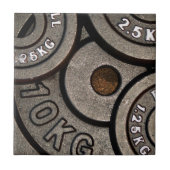 Carreau Fitness Black Gym Weights (Devant)