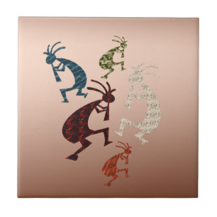 Carreau Five Kokopelli