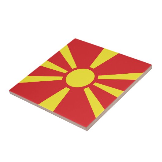 Carreau Flag de Macedonia (Côté)