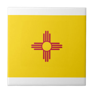 Carreau Flag du Nouveau-Mexique