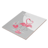 Carreau Flamant rose Love Grande Lune (Côté)