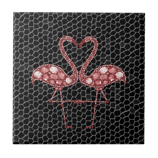 Carreau Flamant rose rose (Devant)