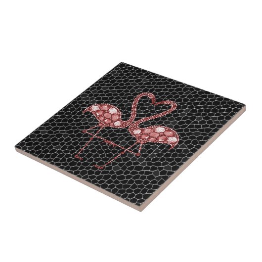 Carreau Flamant rose rose (Côté)