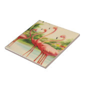 Carreau Flamants Rétro (Côté)
