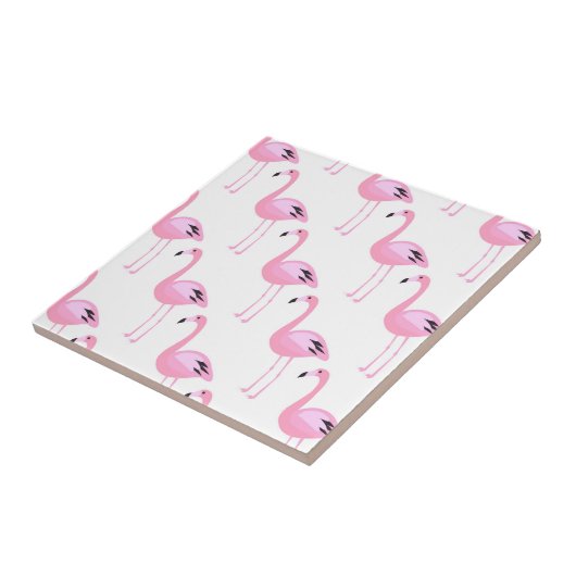 Carreau Flamants roses roses 2 (Côté)