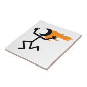 Carreau Flaming head (Côté)