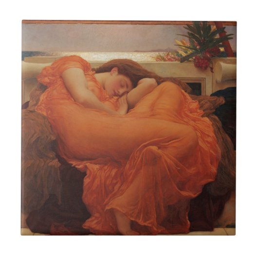 Carreau Flaming June par Lord Frederic Leighton (Devant)