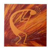 Carreau Flaming Kokopelli (Devant)