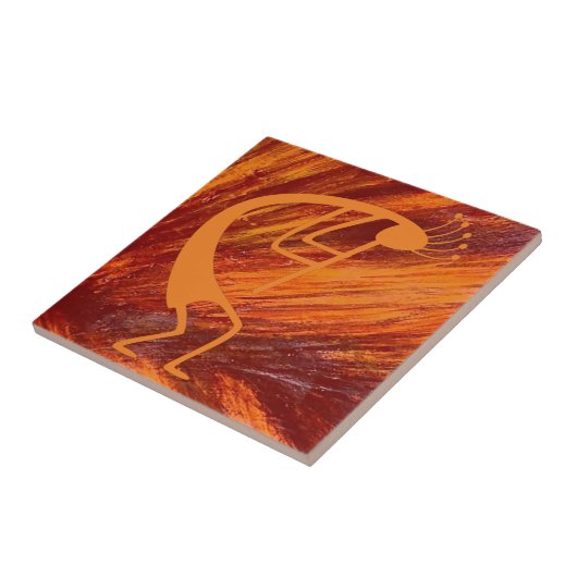 Carreau Flaming Kokopelli (Côté)