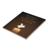 Carreau flamme de bougie de cochon volant (Côté)