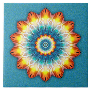 Carreau Flamme orange