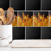 Carreau Flammes de feu noir cool